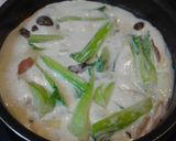 青梗菜ときのこのクリーム煮作り方7写真