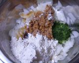 新玉ねぎと納豆のおやき作り方1写真