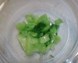チンゲン菜の納豆和え-梅干し入り-作り方1写真