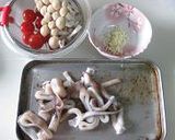 イカとプチトマトのバター醤油パスタ作り方3写真