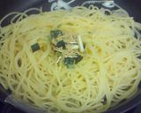 「松茸味のお吸い物」の素で、和風パスタ作り方8写真