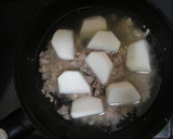*とろとろ小カブの挽肉あんかけ*作り方4写真