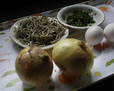 新玉葱とちりめんじゃこの卵炒め作り方1写真