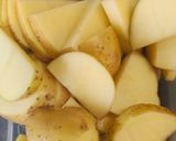 簡単🌟じゃがいもののり塩バター焼き🥔作り方1写真
