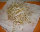 うどんみたいな、焼きもやし作り方1写真