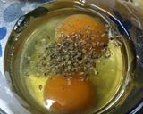 オレガノチーズの玉子焼き作り方2写真