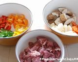 色いろいろ酢豚作り方1写真