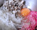 舞茸と新玉ねぎたっぷりハンバーグ作り方1写真