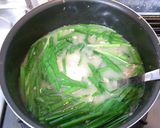 簡単☆ニラ玉味噌汁作り方6写真