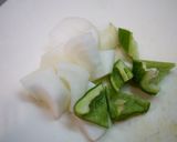 お手軽弁当☆鶏からあげの甘酢炒め作り方1写真