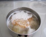 チキンラーメンdeスープとサラダ作り方2写真