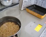 チキンラーメンdeスープとサラダ作り方3写真