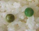 緑鮮やか　翡翠色の豆ご飯作り方5写真