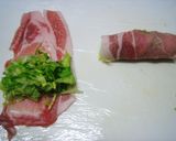 塩もみキャベツの豚肉巻✿カレー風味作り方2写真