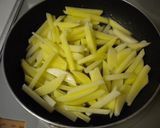 スナップエンドウとじゃが芋のバター炒め作り方3写真