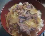 麺つゆで牛丼作り方4写真