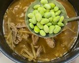 鍋の残りスープで和風グリーンカレー作り方7写真