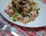 大人パスタ☆エビのぺペロンチーノ作り方10写真