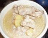 鶏の黒胡麻油炒めスープ（麻油鶏）作り方4写真