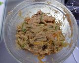 ヘルシー☆つくね風とりバーグの照り焼き作り方4写真