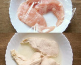 もやしと鶏むね肉（ささみ）の中華サラダ作り方1写真