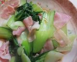 簡単♪チンゲン菜とベーコンのバター炒め作り方5写真