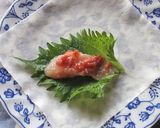 ささみと梅しその春巻き作り方3写真
