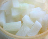 レンジで下ゆで＊大根と豚肉のこってり炒め作り方1写真