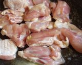 鳥モモと玉葱のカレー風味作り方3写真