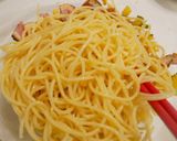 合鴨パストラミとパイナップルの冷製パスタ作り方6写真