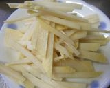 簡単★たけのこ＆豚肉の豆板醤炒め作り方1写真