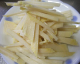 簡単★たけのこ＆豚肉の豆板醤炒め作り方1写真
