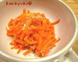 お弁当おかず：人参とじゃこのレンジ蒸し作り方5写真