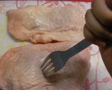 鍋のおもしでパリパリチキン☆ねぎ塩ソース作り方1写真