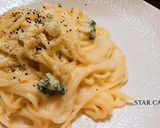 ゴルゴンゾーラのポテトクリームパスタ★作り方6写真