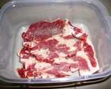 電子レンジで☆豚肉のケチャップ煮作り方1写真