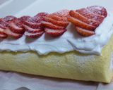 絶品！超ふわんふわん♬苺のロールケーキ作り方18写真