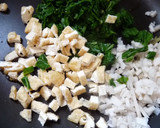 蕗の葉とれんこんの炒り豆腐作り方4写真