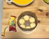 韓国カフェのイエローチーズケーキ🧀⭐︎作り方3写真