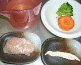 離乳食中期後期あんかけの素(お肉)作り方1写真