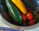 アンチョビ缶の夏野菜マリネ風作り方1写真