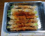 グリーンアスパラ✨の肉巻きフライ☺✨⛄☕作り方8写真