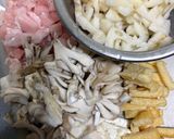 香りと食感を楽しむ！舞茸れんこんご飯作り方3写真