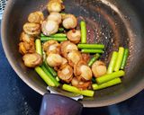 ベビーホタテのスタミナ焼き作り方3写真