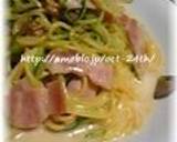 私のランチパスタ②【クリームパスタ】作り方7写真
