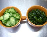 決定版！タコときゅうりとわかめの酢の物作り方1写真