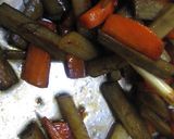 ごぼうのスティックきんぴら作り方4写真