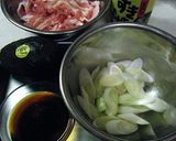豚バラとアボガドのウマ辛炒め♪作り方1写真
