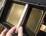 ホットケーキミックスで茶バームクーヘン♪作り方1写真