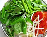 空芯菜と牛ひき肉のオイスターソース炒め作り方1写真